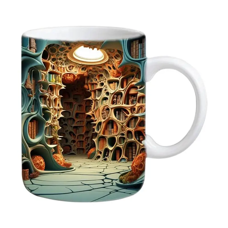 

Книжная кружка для библиотеки, чашка для воды, керамические кружки для книг, креативная 3D чашка для напитков с книжками, дизайнерская чашка для воды для Ридера, Рождественская вечеринка