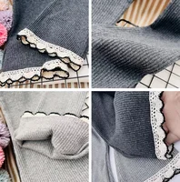 Children Casual Simple Pants Autumn and Winter New Korean Style Girls Leggings Cotton Solid Color Stretch Bell Bottoms 2