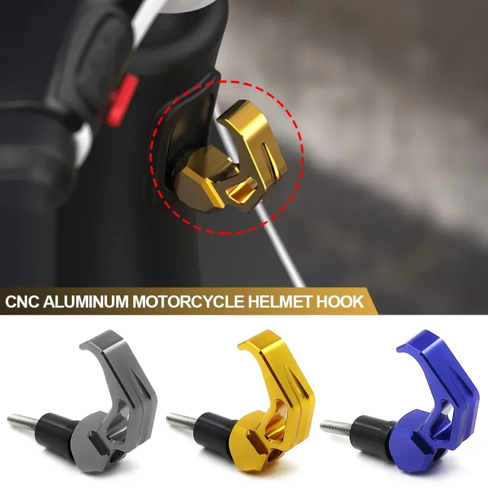 Motorcycle Luggage Hook Travel Sport Helmet Gear Holder CNC Aluminum Scooter Accessories