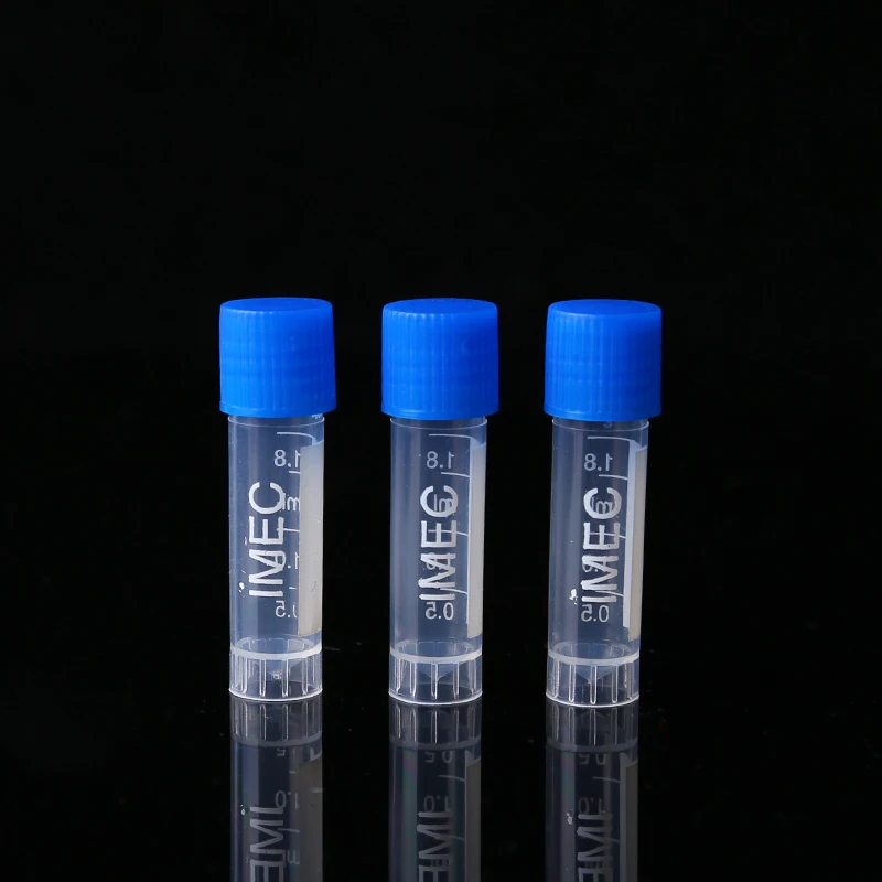 1.8ml PP IMEC Tube Cryo Tube Cryopreservation Laboratory Freezing Tubes Centrifuge for Lab Analysis With Screw Cap