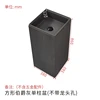 Bathroom column style integrated vertical floor standing gray industrial air column basin washbasin YX305TB 5