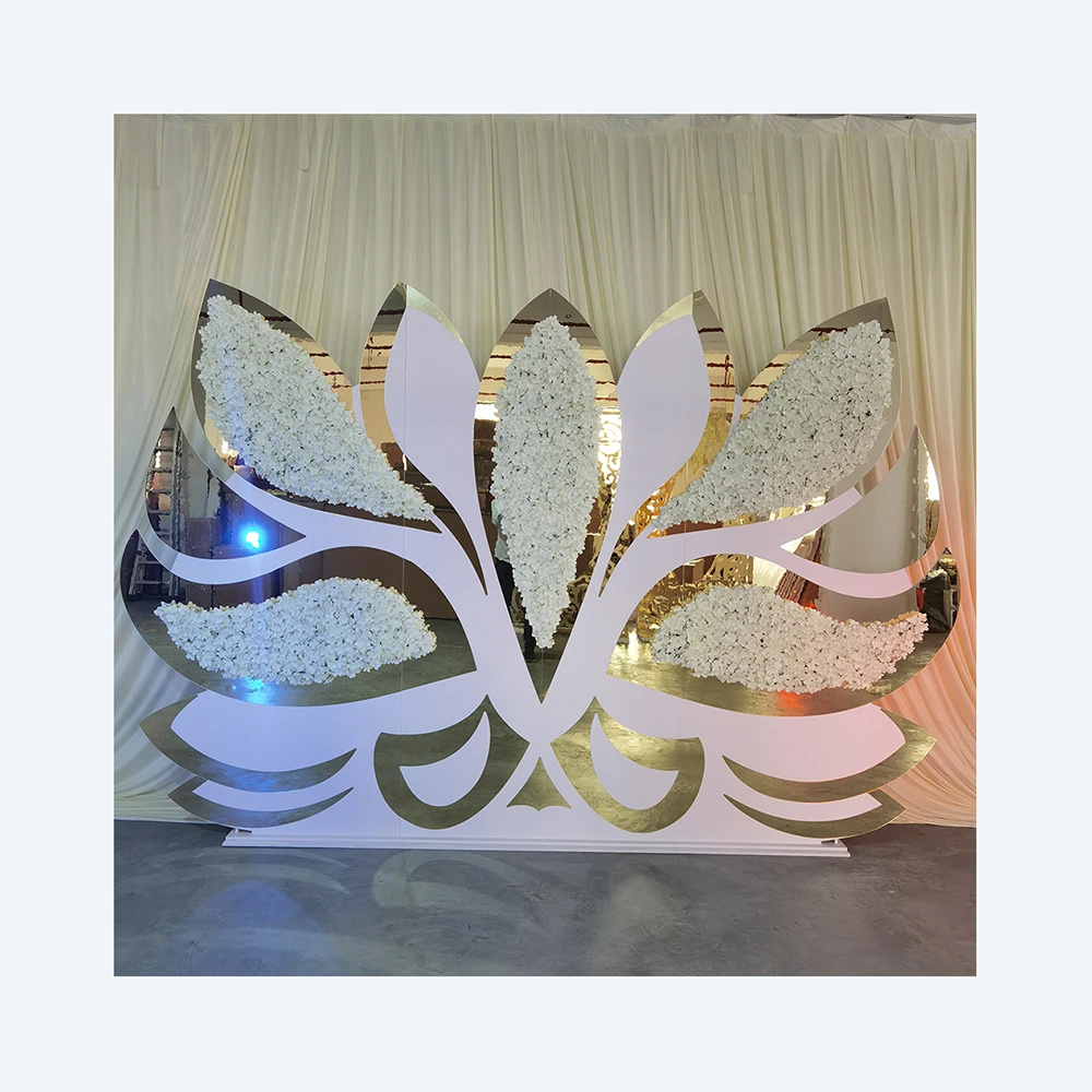 

Recommend Luxury Wedding Event Decorations Acrylic Foshan Wedding Backdrop Stand Wedding Prop