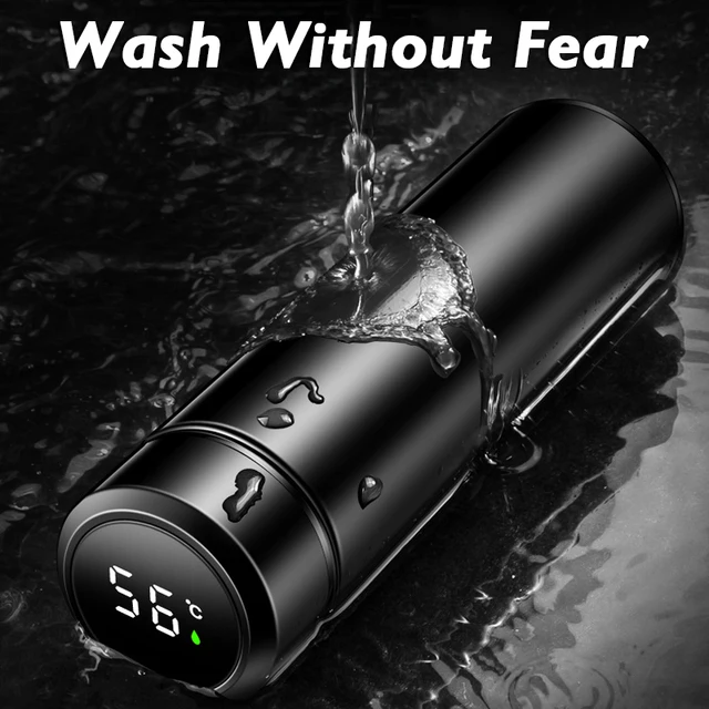 Tasse Thermos intelligente avec affichage de la température, tasse d'eau isolée en acier inoxydable 304, cadeau d'affaires, bouteilles de température intelligentes 3