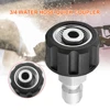 Pressure Washer Quick Connect Fittings M22 14mm to 3/8 Inch Pressure Washer Hose & Gun Adapter Max 4000PSI Car Wash Coupler 4