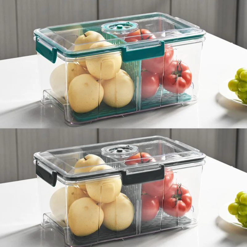 

Food Vacuum Storage Box with Free Vacuum Pump Transparent Sealed Fresh-Keeping Container Large Capacity kitchen Food Dispenser