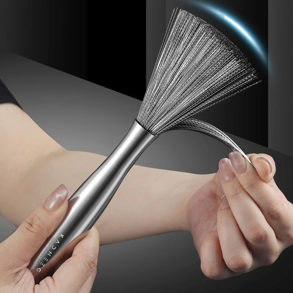 

Cookware Scrubber Brush Stainless Steel Cookware Steel Wire Cleaning Brush Flexible Metal Cleaning Brushes For Household Kitchen