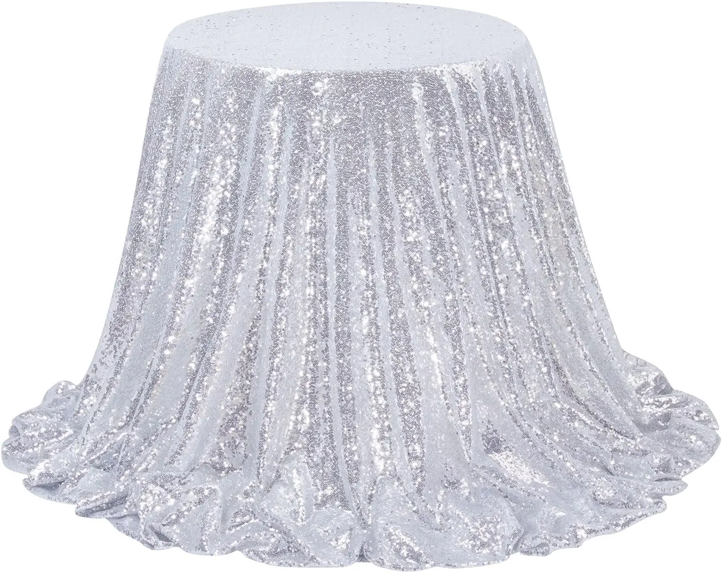 Rectangle Sequin Tablecloth Silvery Gold Table Cover Glitter Tablecloth for Wedding Birthday Party Home Decoration Multi Sizes rectangular tablecloth,table cloth