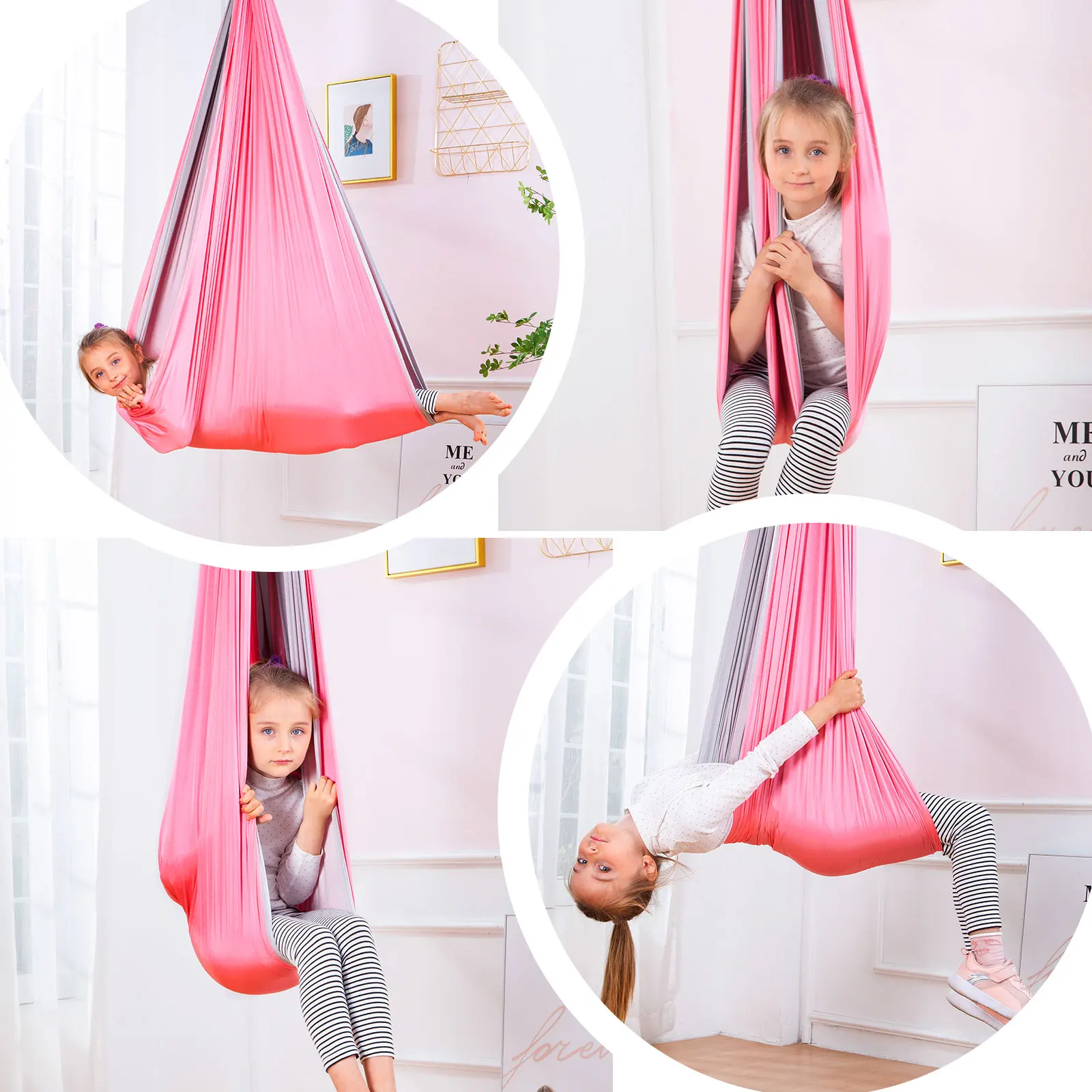 Sensorische Schommel 360 ° Sensorische Draaistoel Dubbellaags Schommel Voor  Kinderen Kerstcadeau Opknoping Pod Helpt Bij Sensorische Stoornissen -  AliExpress