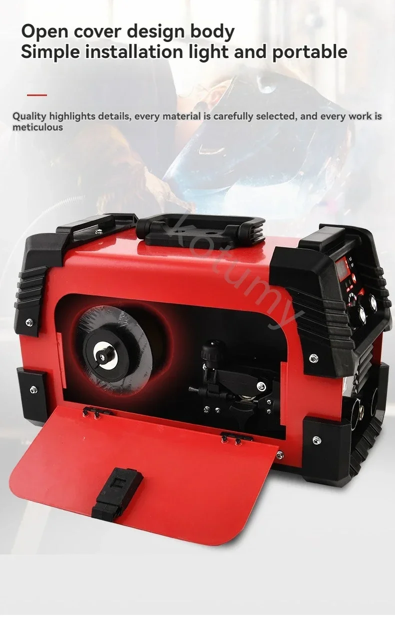 Portable Electric Welding Machine MMA MIG Carbon Dioxide Gas Shielded Welding Machine Non Gas Welder 6