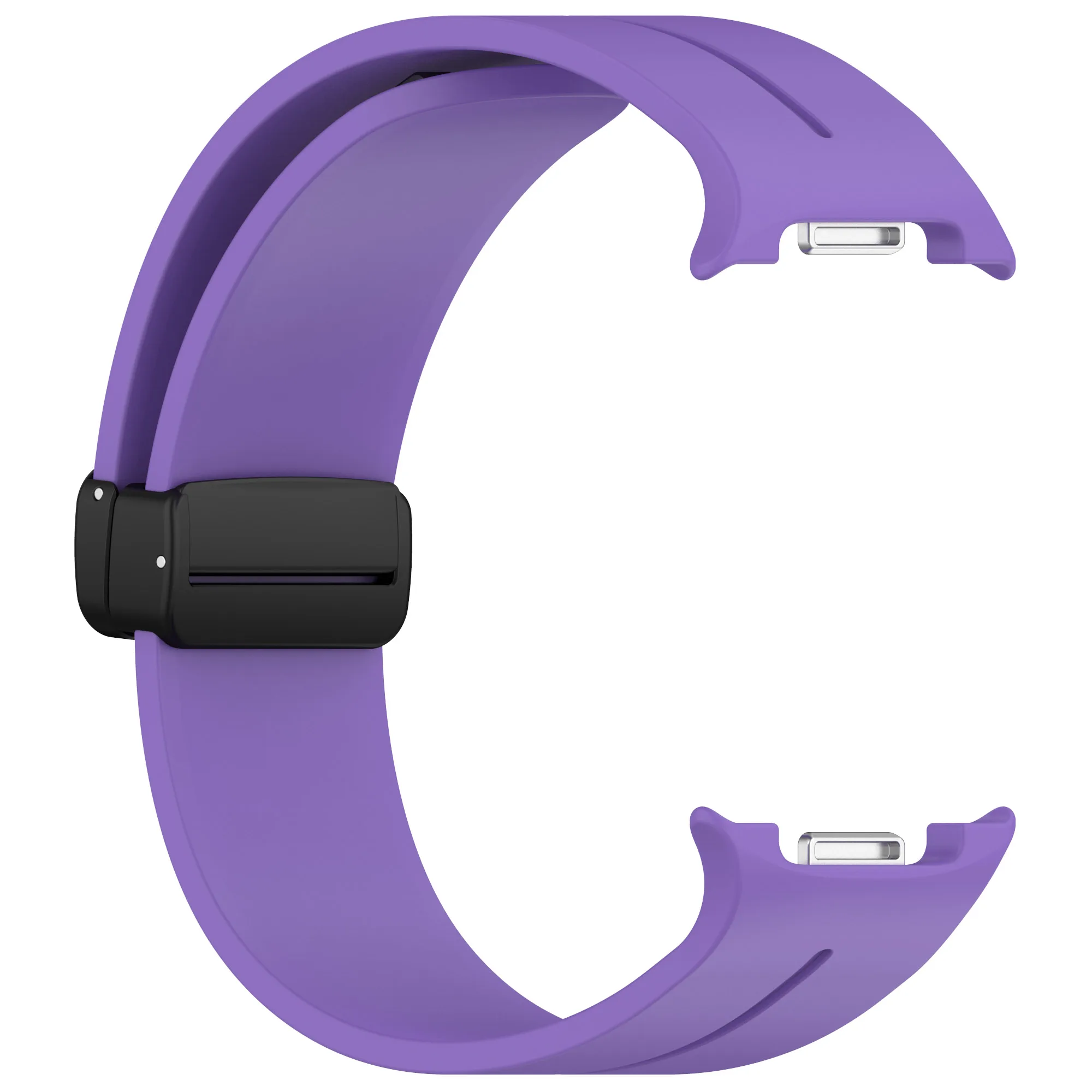 Silicone Sports Bracelet with Magnetic Buckle - No Gaps Design