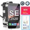 For iPhone SE 2 2020 LCD Screen Full Set Display Complete Assembly Replacement Touch Digitizer+Camera+Earpiece A2275 A2298 A2296
