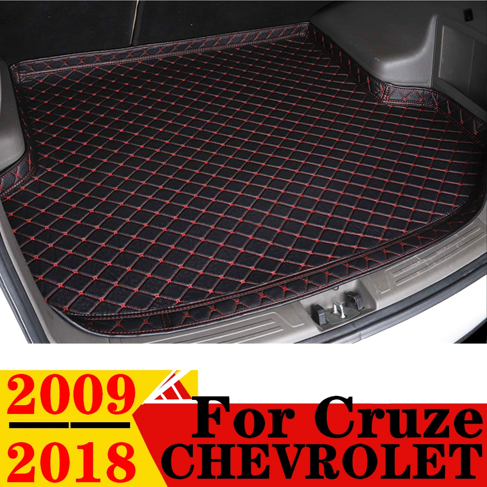 

Car Trunk Mat For Chevrolet Cruze 09-18 All Weather XPE High Side Rear Cargo Cover Carpet Liner AUTO Tail Parts Boot Luggage Pad