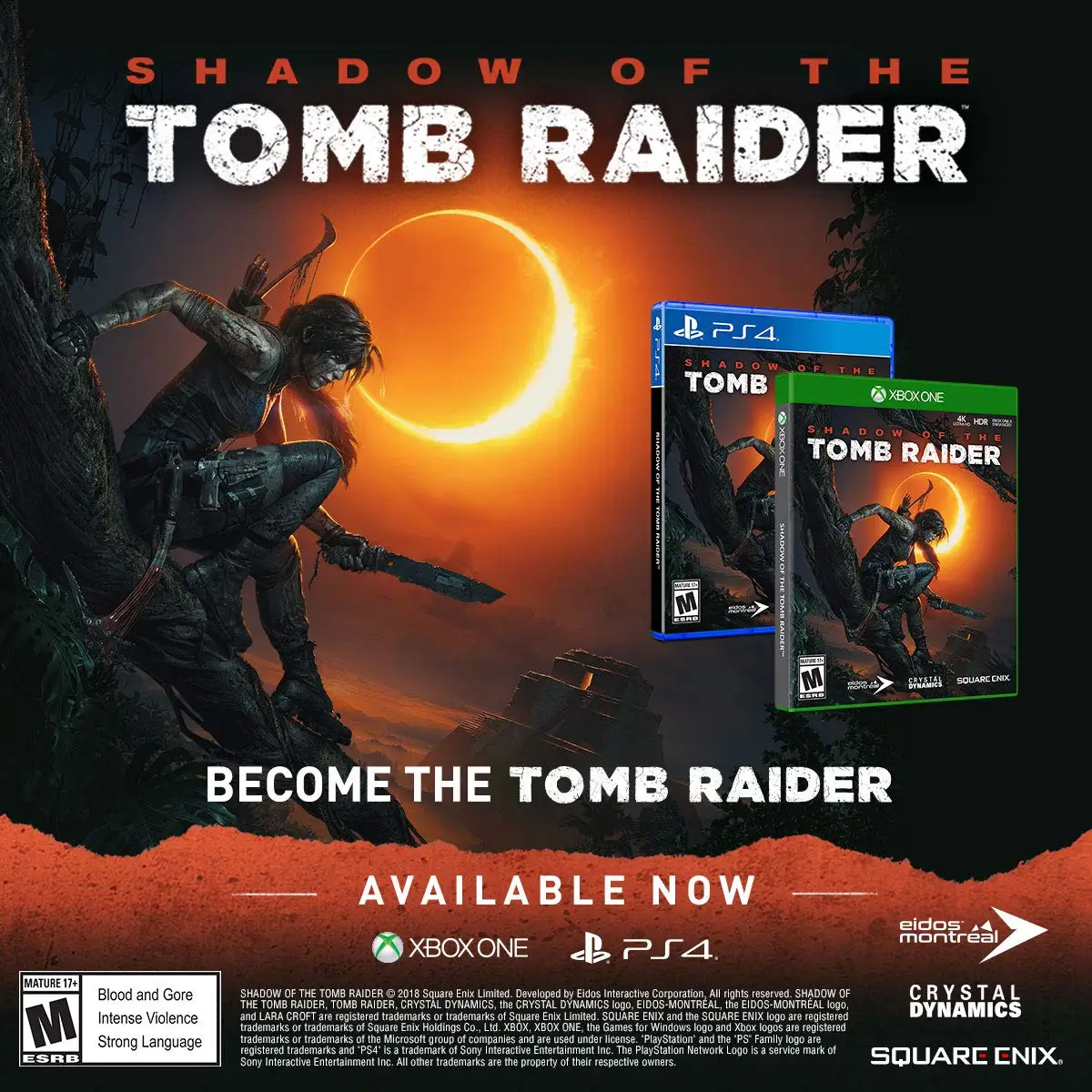 Shadow of the Tomb Raider Playstation 4 Original PS4 Product Disk Game  Video Gaming station Console Gameplay DvD Toys switch CD - AliExpress