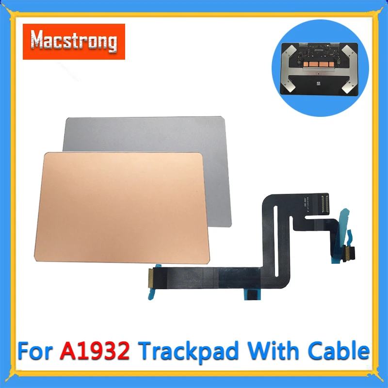 Year A1932 Touchpad With Flex Cable 821-01833-02 for MacBook Air 13" A1932 Trackpad Only have Gray/Gold Replacement