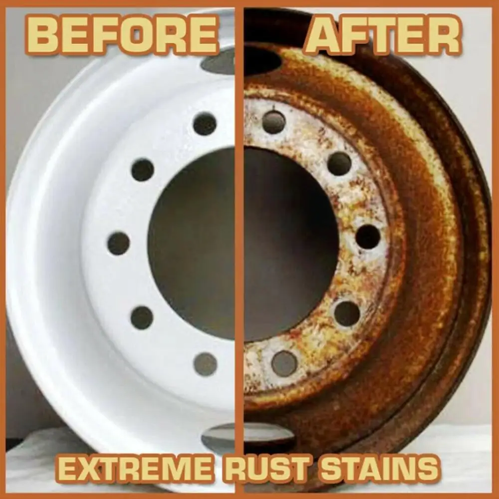 30ml Car Rust Remover Spray Automotive Wheel Rim Metal Rust Parts Multi-Purpose Car Wash Anti-rust Maintenance Cleaning Age X1C8