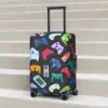 Video Game Suitcase Cover Fun Gaming Gifts Business Flight Elastic Luggage Case Protector 1