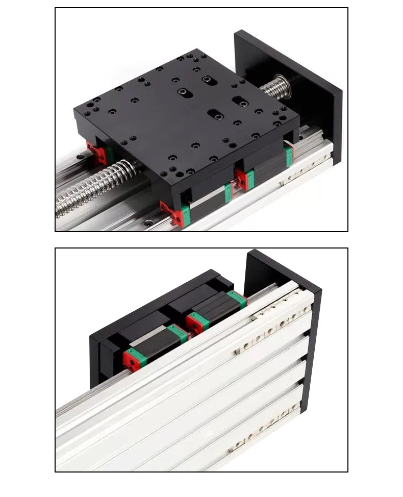 GX150 Hochleistungs-Doppelspur-Linearführungsschlitten 150 – Verbreitertes Präzisions-Kreuzkugelgewindemodul für CNC-Getriebeteile – Detail 10