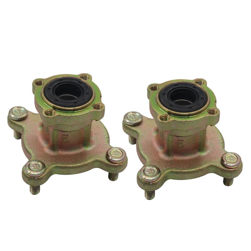 Front 15MM 4*M8 Stud Brake Wheel Hub Fit For 50cc 110cc ATV 6 7 8 