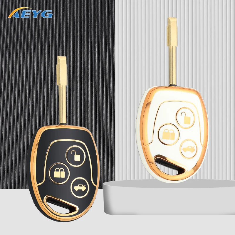 3 Pulsanti Tpu Remote Key Shell Key Fob Custodia Protettiva Per Ford Mondeo Fusion Focus 2 Fiesta Galaxy C-Max S-Max Accessori