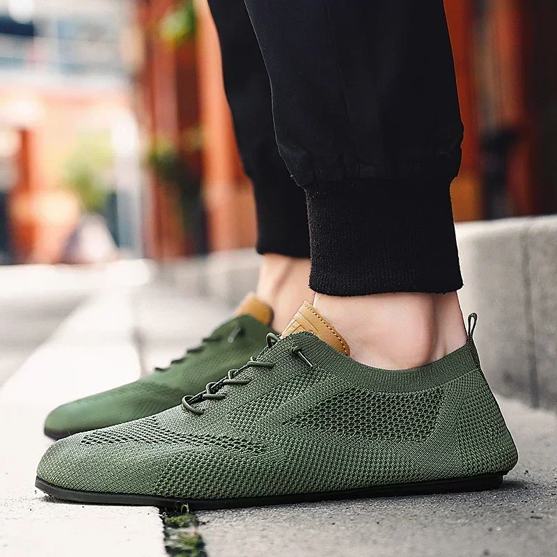 MAEDEF Männer Schuhe Flache Mesh Atmungsaktive Leichte Hause Hausschuhe männer Schuhe Männlichen Mode Klassische Casual Wanderschuhe – Detail 19
