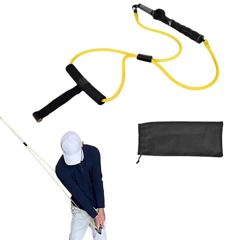 Golfschwung -Trainingstrainer Einstellbare Golf -Hilfsübungen Seil in Indoor Golf Swing Trainer Übung Seil 69HD – Detail 8