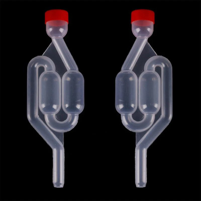 Description Picture 6 of itemAir Lock Valve Fermentation Home Brewing Bubble Grommet Exhaust Water Seal Valve With Cork Beer Wine Valves Supplies Home Tool