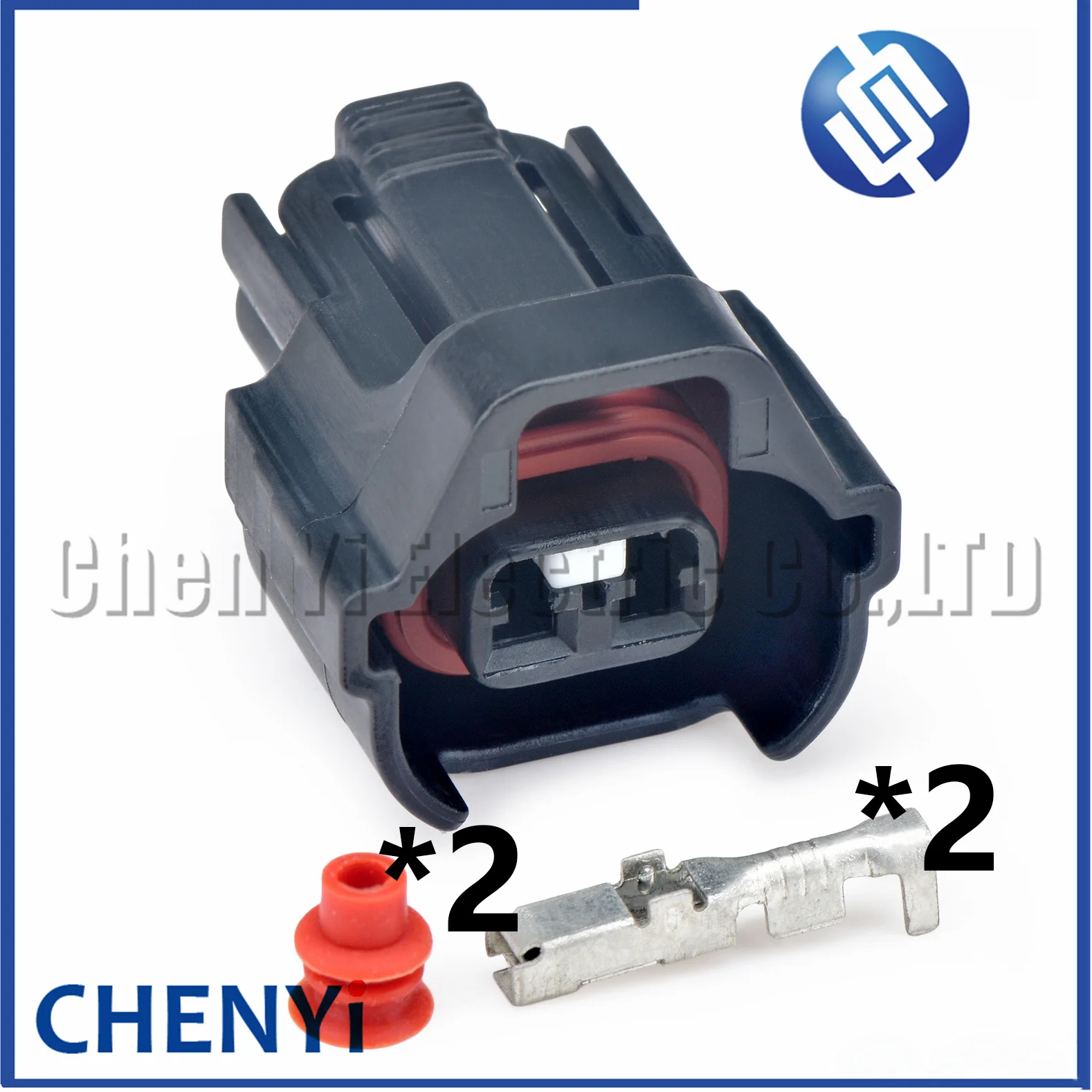 2 Pin Connector Fuel injector plug PA847-02127 15316989 6189