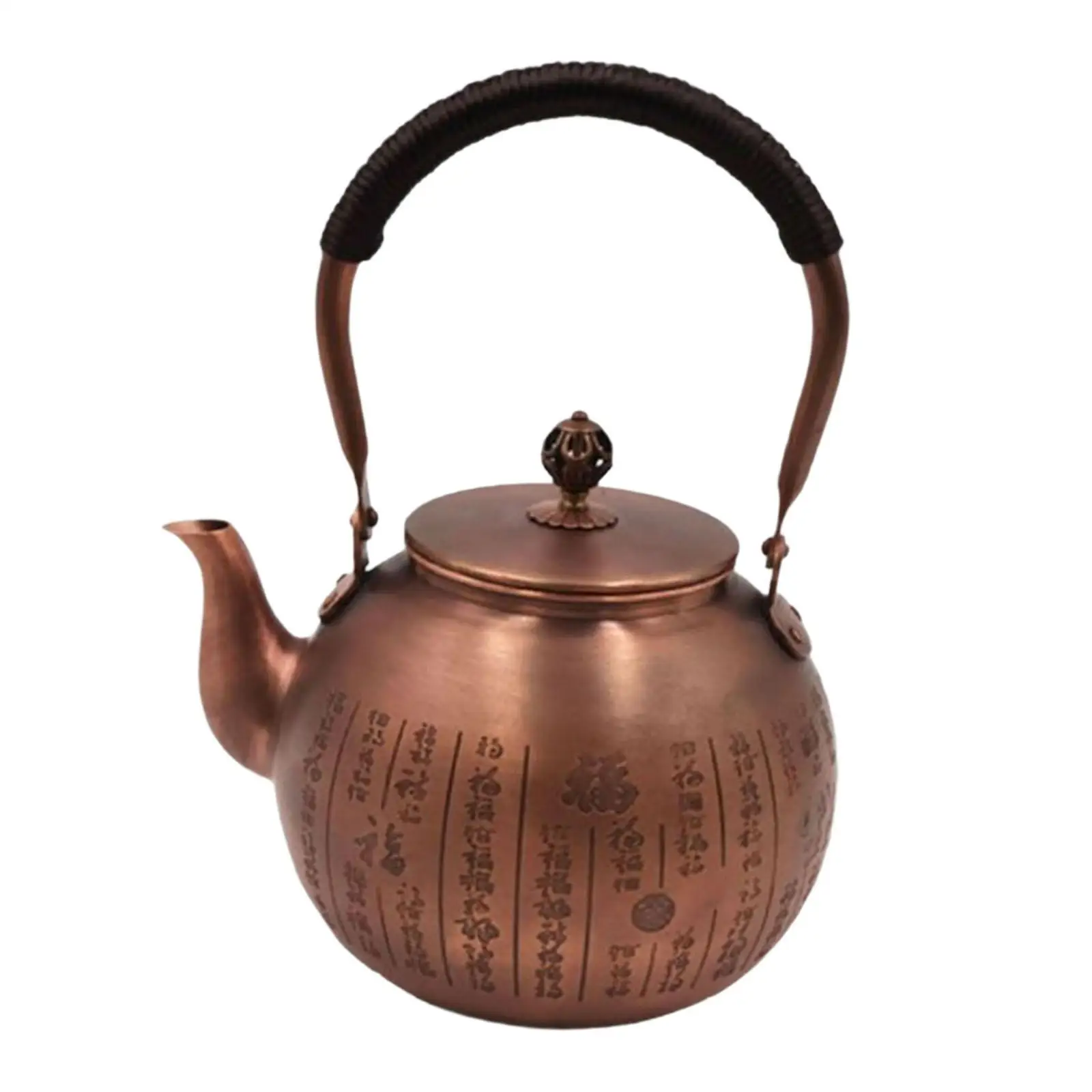 Handmade Copper Kettle Tea Infuser Tea Maker Chinese Traditional Teapot Kung Fu Kettle for Hotel Outdoor Restaurant Kitchen Home
