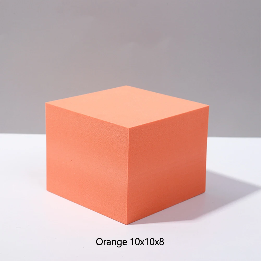 White Geometric Foam Photography Props - Three-Dimensional Cube Backdrop