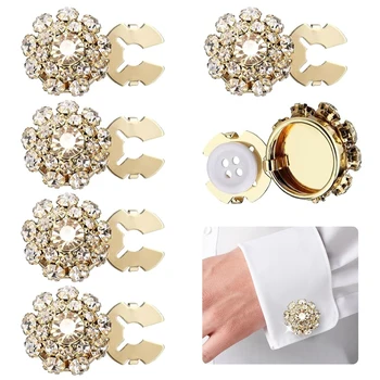 Rhinestone Button Covers Set 1