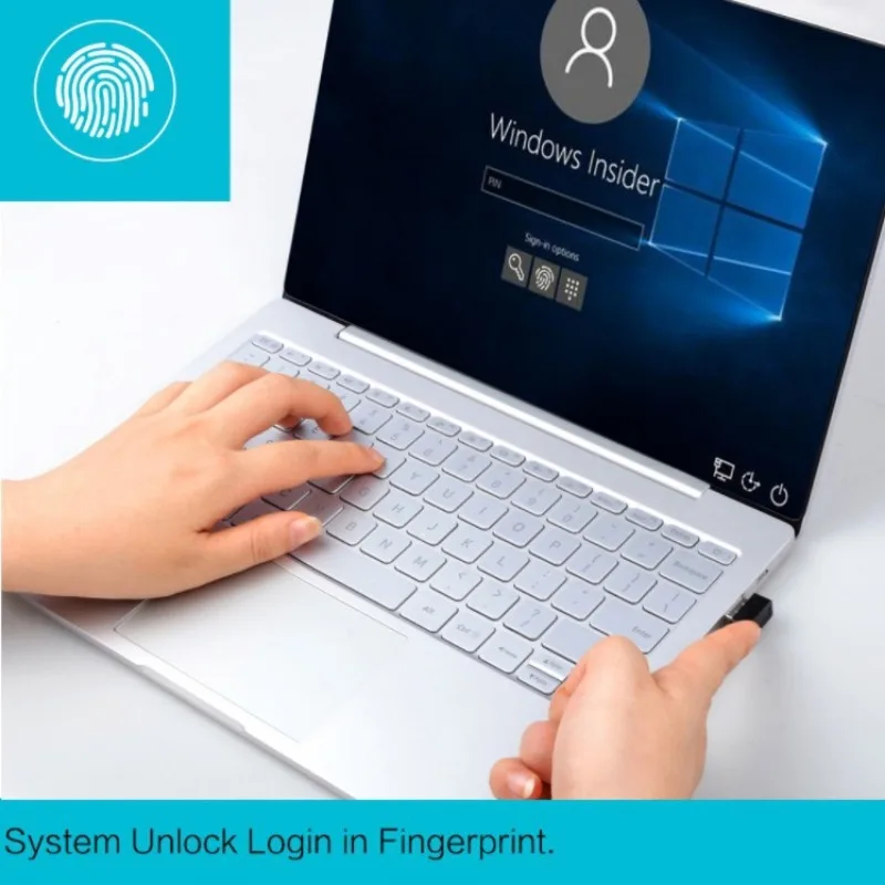 Computer Fingerprint n Fingerprint Key Read Unlock Win10/11 Biometric Scan Sensor Module Password Free