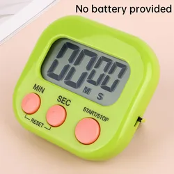 Magnetic LCD Digital Kitchen Timer with Alarm Clock Function (Green)