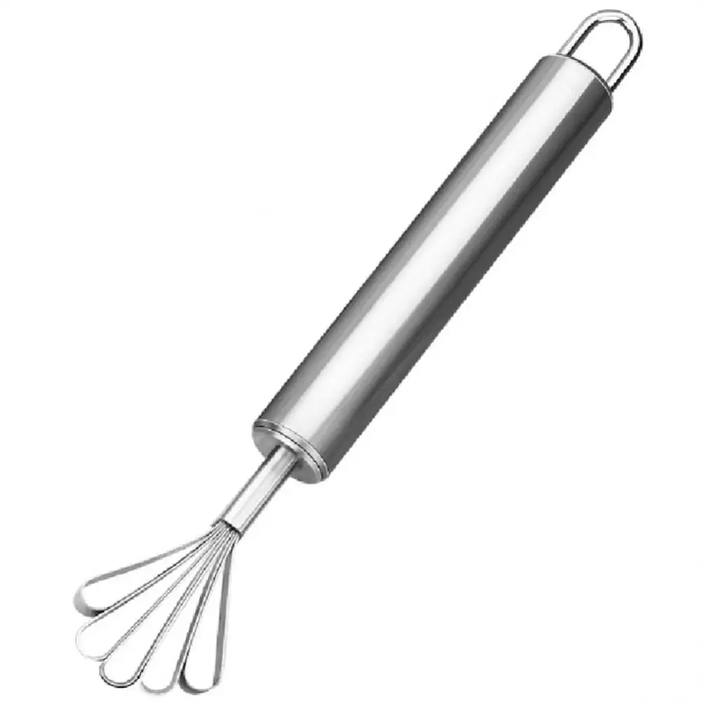 1/2/4PCS Stainless Steel Coconut Wire Meat Planer Multi-purpose Pendable Coconut Digging Tool 19.5x3.5cm Stainless Steel