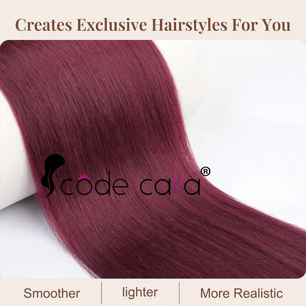 Coda di cavallo dei capelli umani per le donne coulisse lungo rettilineo parrucchino coda di cavallo estensioni 99J capelli colorati coda di cavallo capelli 8A Remy