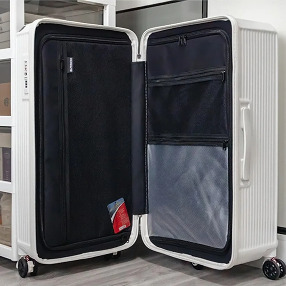 Large Capacity 26 Inch Luggage Travel Trolley Case Suitcase Bag Storage Box Baggage Brake Mute Universal Wheel Customs Lock Bags