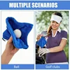 Square Golf Balls Cleaning Towel with Carabiner Hook Golf Cart Wipe Cleaner Microfiber Water Absorption Clean Golf Club Head 4