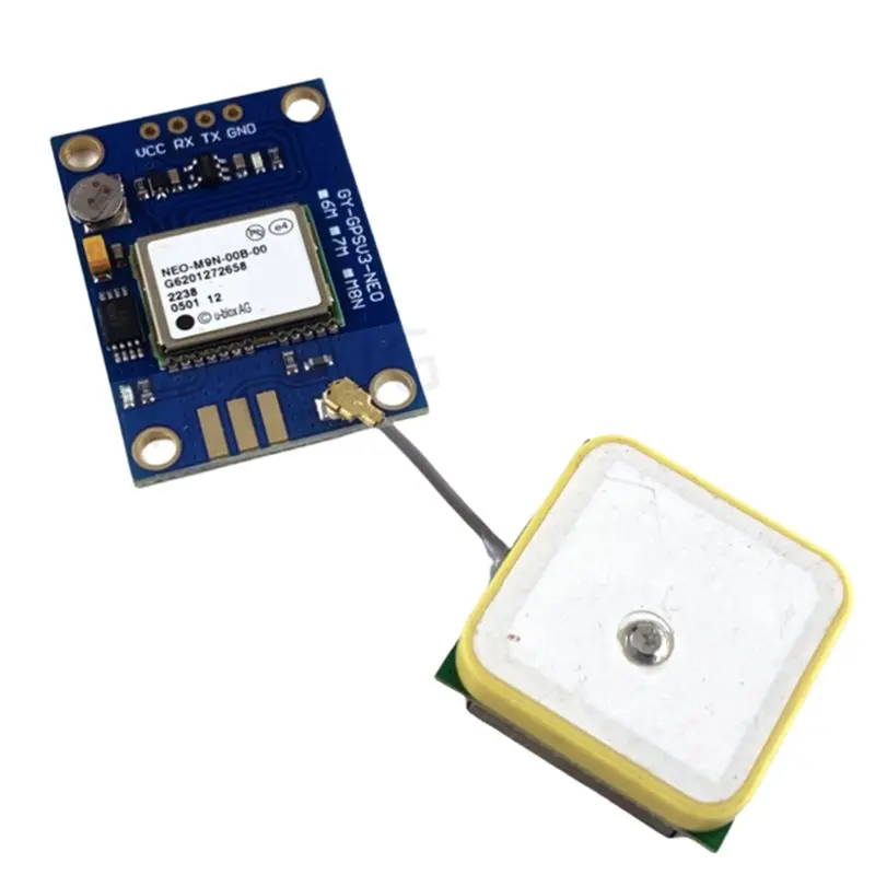 ABJF-2X GY-GPSV3-M9N NEO-M9N GPS Glonass Beidou 고정밀 포지셔닝 모듈(림형 안테나 포함)