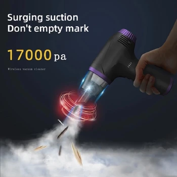 15000mAh Electric Air Duster Strong Wind Cordless Vacuum Cleaner Computer/Keyboard Powerful Air Blower Handheld Car Dust Cleaner 4
