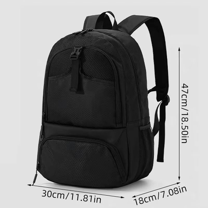 Oxford Sports Backpack with Shoe Pocket for Outdoor Activities