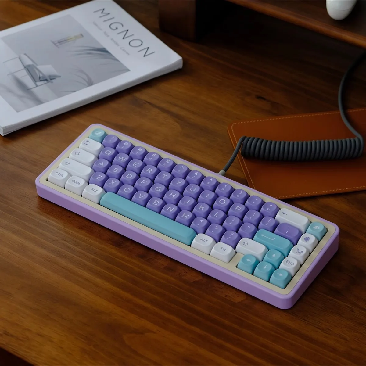 Multicolor Pbt Keycaps Grupo Mulan Keycaps Sublimação de Tintura Perfil Moa Keycap Roxo para Keychron q2 k2 Anne Gh60 Gk64 Poker 980 126 Chaves