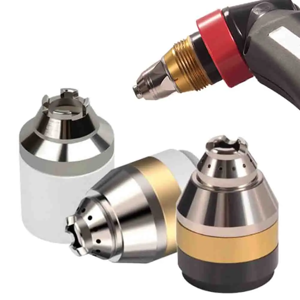 

1Pcs P80 Plasma Protective Cover Plasma Cutting Torch Accessories Nozzle Copper Protective Cover Contactable Welding Tool Parts