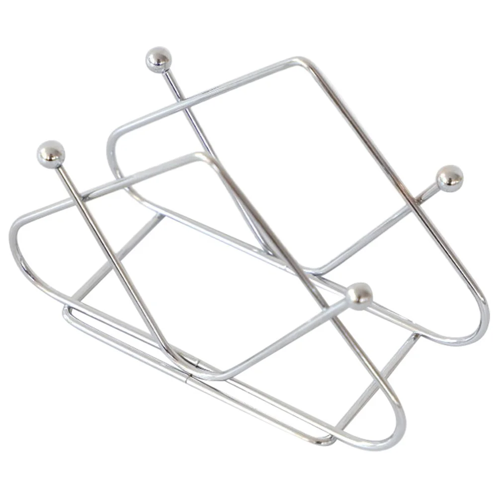 

Kitchen Paper Towel Holder Metal Napkin Holders Silver Napkins Modern Bathroom Tray Dinner