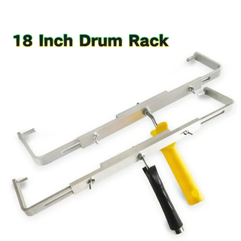 18inch Handle Tools Extension-type Double Bracket Paint Roller Handle 46cm Aluminium Roller Brush Frame Retractable Painting