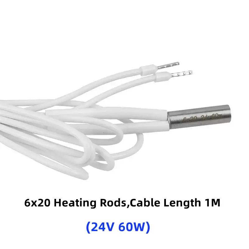 24/12V 60W 70W 80W Heater Cartridge 6*20mm 1Meter High Temperature Quick Heating Tube For E3D V6 Volcano Hotend 3D Printer Parts image 8