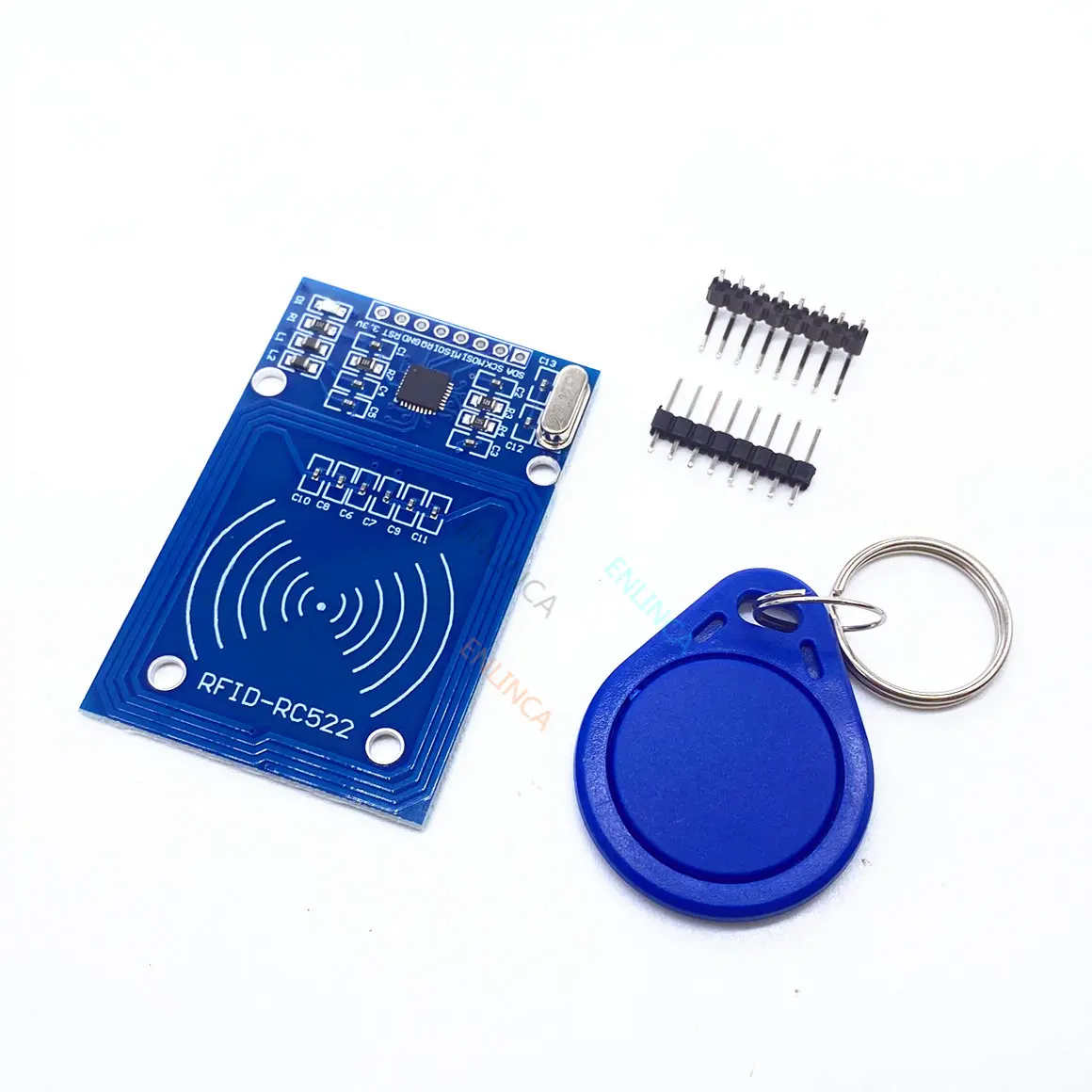 

1pcs MFRC-522 RC522 RFID RF IC card sensor module to send Fudan card,Rf module keychain for