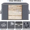 Large Capacity Clothes Storage Bag Foldable Blanket Storage Containers for Organizing Bedroom Closet 2