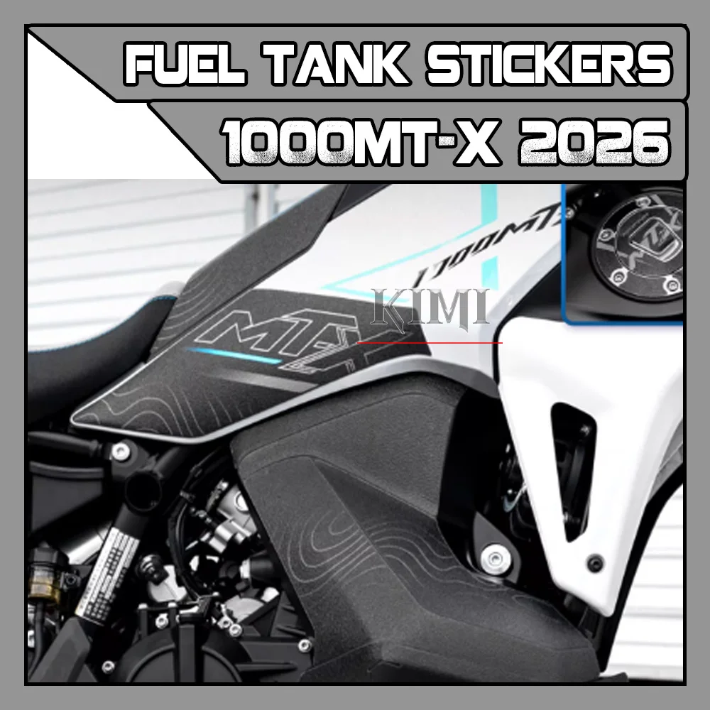 For CFMOTO 1000MT-X Motorcycle Modification Fuel Tank Stickers Frosted Texture Anti-slip Stickers Accessories