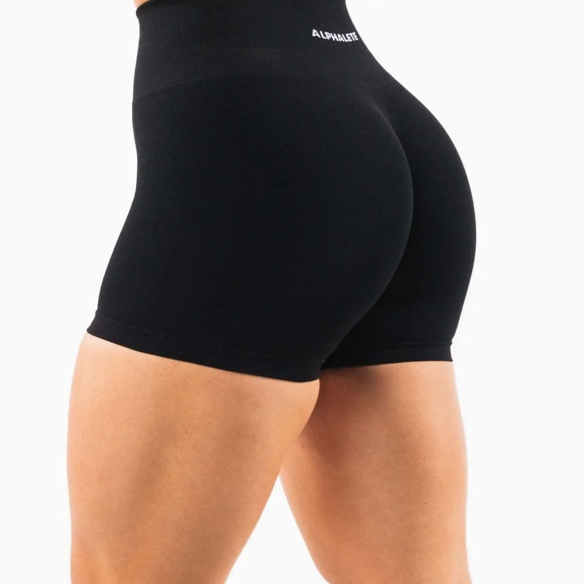 Alphalete &Alpha; Coefficient Amplifier Peach 4.5 Three Points Fitness Yoga Short