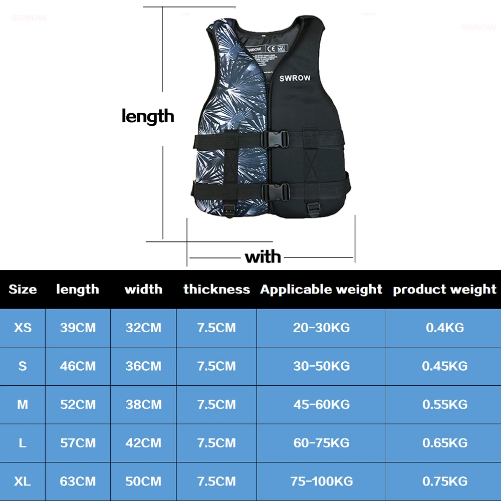 Description Picture 2 of itemLife Jacket for Adult Children Water Sport Buoyancy Jacket Life Vest Swimming Boat Saved Life Buoyancy Vest Buoyancy Float Suit