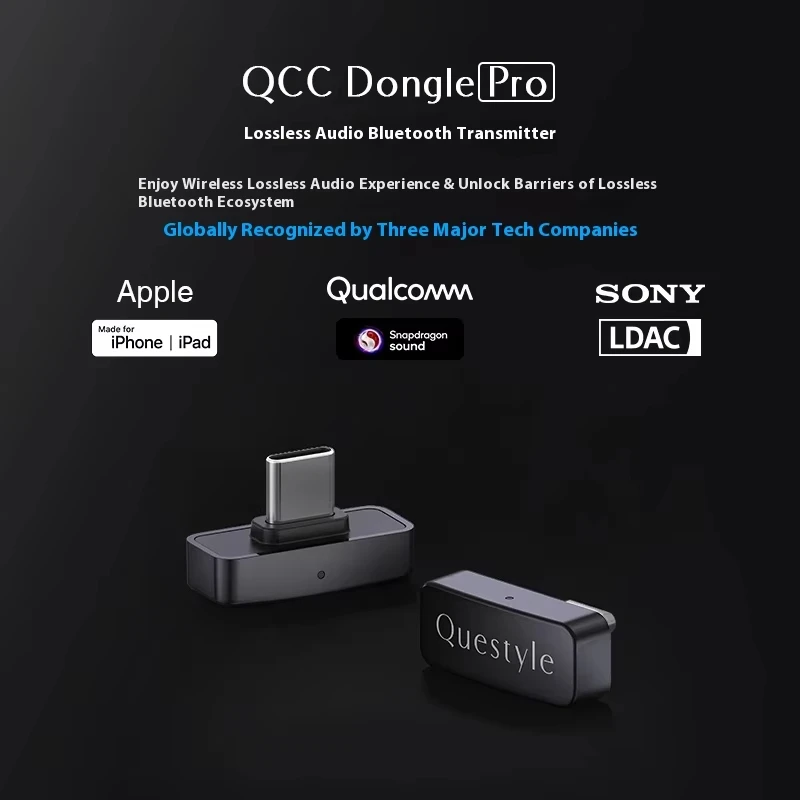 Questyle QCC Dongle Pro LDAC Lossless Bluetooth 5.4 Supports